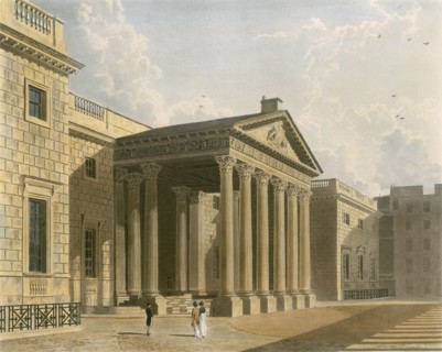 North entrance of the Carlton House, Westminster, London. Artist: Unknown