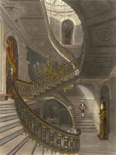 Carlton House grand staircase, Westminster, London. Artist: Unknown