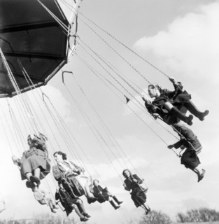 Hampstead Funfair, Camden, London, 1954. Artist: Henry Grant