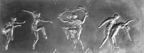 Pavlova dancing the Autumn Bacchanal, (c1911?). Artist: Maurice Charpentier-mio