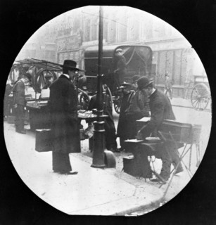 London street scene, (c1900?). Artist: John Galt