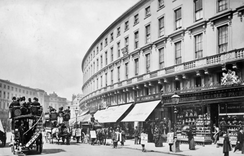 Regent Street Quadrant, Westminster, London, late 19th century. Artist: Unknown