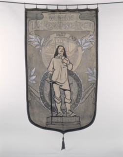 Banner of the Women's Tax Resistance League, 1910. Artist: Unknown