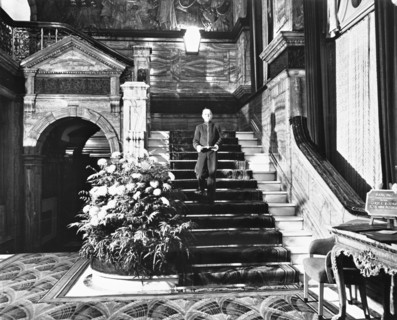Bellboy at the Trocadero, Westminster, London, (c1939?). Artist: Unknown