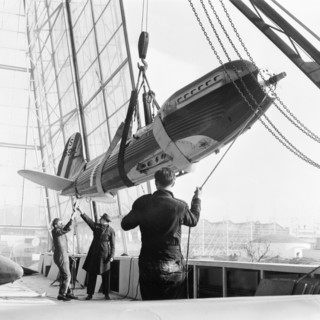 Final site preparations for the Festival of Britain, London, 1951. Artist: Henry Grant
