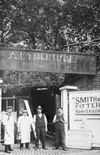A Etheridge, a decorator's yard, Holloway Road, Islington, London, early 20th century. Artist: Unknown