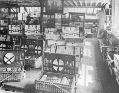 The shop interior of Scotts & Sons, London, c1914-c1918. Artist: Unknown