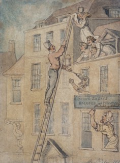 ' Young Ladies Boarded and Educated', 1803. Artist: Thomas Rowlandson