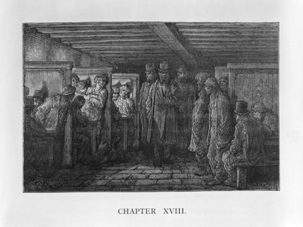 'A Whitechapel Coffee House', 1872. Artist: Adolphe François Pannemaker