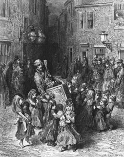 'The Organ in the Court', 1872. Artist: A Levasseur