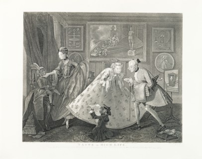 Taste in High Life, 18th century. Artist: Sam Phillips