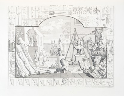 'Analysis of Beauty Plate I', 1753. Artist: William Hogarth