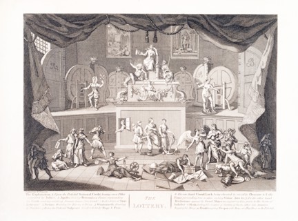'The Lottery', 18th century. Artist: Unknown