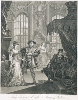 'King Henry the Eigth & Anna Bullen', 18th century. Artist: William Hogarth