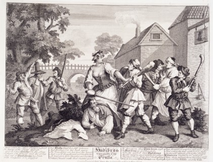 'Hudibras Vanquished by Trulla', 18th century. Artist: William Hogarth