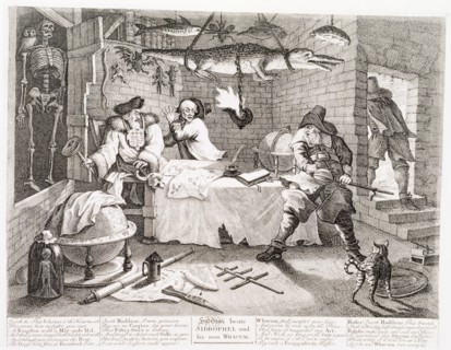 'Hudibras beats Sidrophel and his man Whacum', 18th century. Artist: William Hogarth