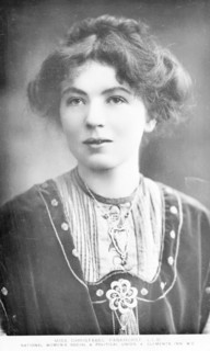 Christabel Harriette Pankhurst, c1909. Artist: Unknown