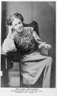 Mary Eleanor Gawthorpe, c1908. Artist: Unknown