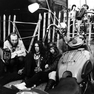 Bikers at a pop festival in Hyde Park, 1970. Artist: Henry Grant