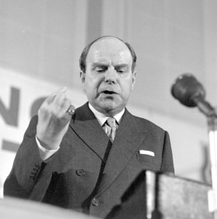 Ian Macleod speaking at the 4th Young Conservatives Conference in London, 15 Feb 1964. Artist: Henry Grant