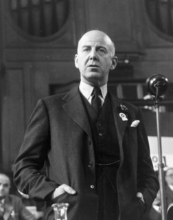 Labour Part Leader, Clement Attlee at Central Hall, Westminster, London, Sep 1954. Artist: Henry Grant