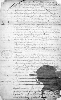 Protestant Statement, 1688. Artist: Unknown