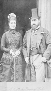 The Prince (later King Edward VII) & Princess of Wales 1882. Artist: Unknown