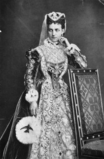 The Princess of Wales, dressed as Mary Queen of Scots for the Waverley Ball in 1871. Artist: Unknown