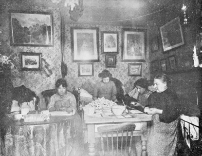 Match and Tin Tack Box Making, London, c1900. Artist: Unknown