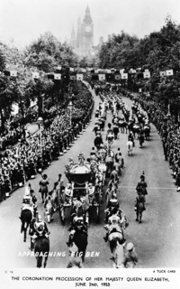 Queen Elizabeth II's Coronation Procession, London, June 2 1953. Artist: Unknown