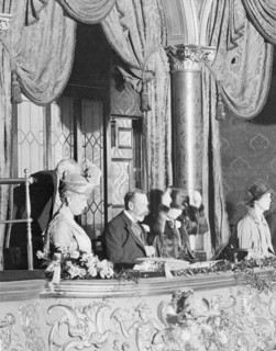 King George V & Queen Mary at the Palace Theatre, c1920. Artist: Unknown