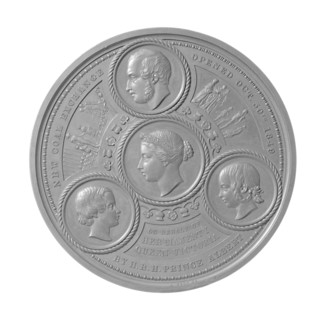 Medallion commemorating the opening of the Coal Exchange, 1849. Artist: Unknown