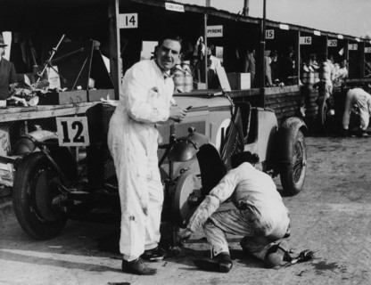 Owen Saunders-Davies and Bill Craig during the Double Twelve Race, Brooklands, Surrey, 1931. Artist: Unknown