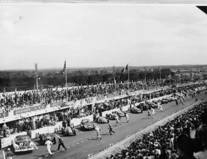 Start of the Le Mans Race, France, 1950. Artist: Unknown