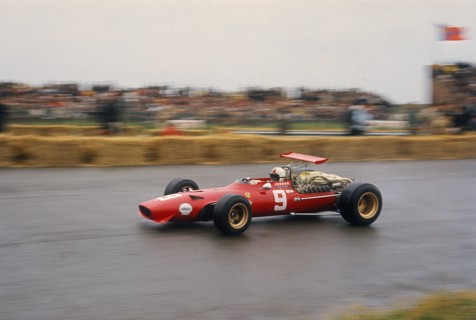 Chris Amon in a Ferrari V12, Dutch Grand Prix, Zandvoort, 1968. Artist: Unknown
