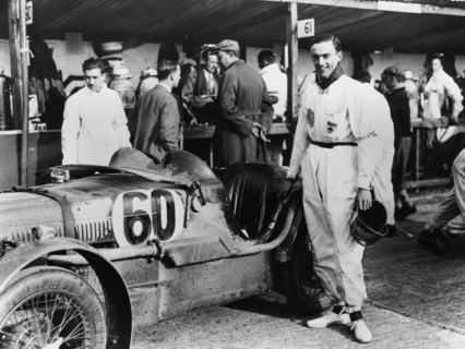 The Earl of March with a C type MG, 1931(?). Artist: Unknown