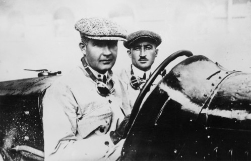 Felice Nazzaro in a 2000 cc Fiat 804, 1922. Artist: Unknown