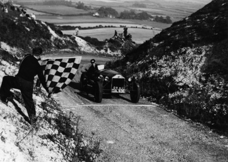Lancia Lambda, Firle Hill Climb, Sussex, September 1951. Artist: Unknown