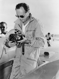 Donald Campbell at Bonneville Salt Flats, Utah, 1960. Artist: Unknown