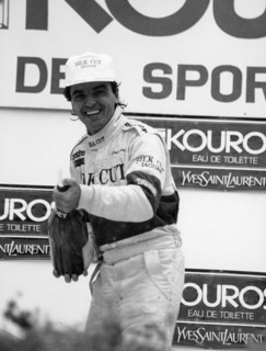 Raul Boesel, World Sportscar Champion for Jaguar, 1987. Artist: Unknown