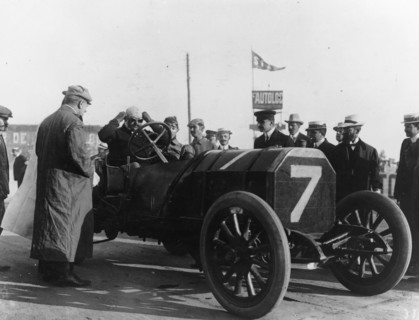 CS Rolls in a racing car, c1905-c1910. Artist: Unknown