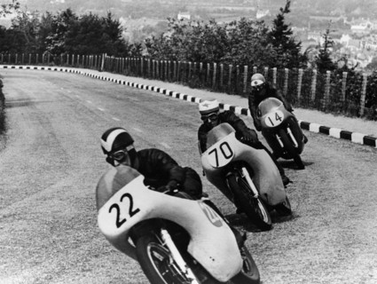 Isle of Man Senior TT Race, 1958. Artist: Unknown