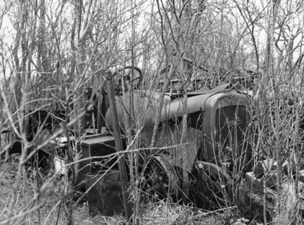 Remains of a 1920s Austin 20hp vehicle. Artist: Unknown