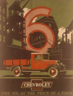Poster advertising Chevrolet trucks, (c1930s?). Artist: Unknown