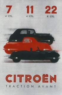 Poster advertising Citroën cars, 1934. Artist: Unknown