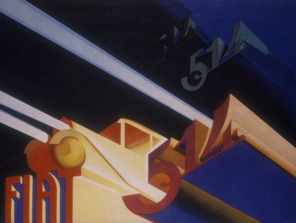 Poster advertising Fiat cars, 1931. Artist: Unknown