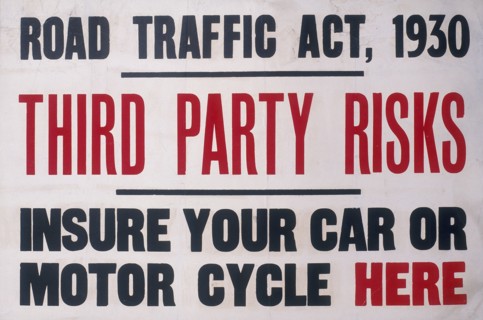 An insurance poster, 1930. Artist: Unknown
