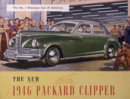 Poster advertising a Packard Clipper, 1946. Artist: Unknown