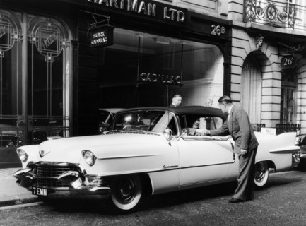 1954 Cadillac Convertible, (c1954?). Artist: Unknown