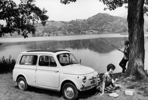 Fiat 500 Giardiniera, c1962. Artist: Unknown